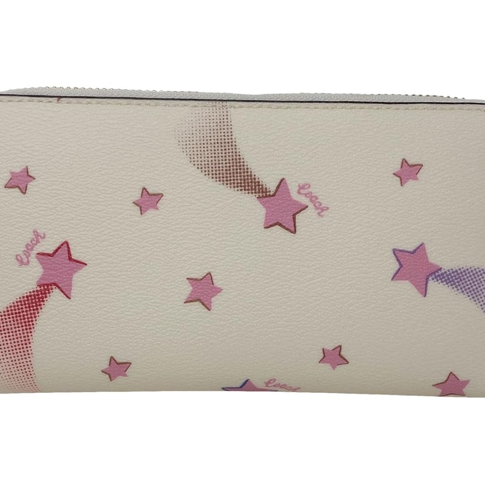 Coach NWOT zip around disco star wallet wristlet💫 - Picture 2 of 15